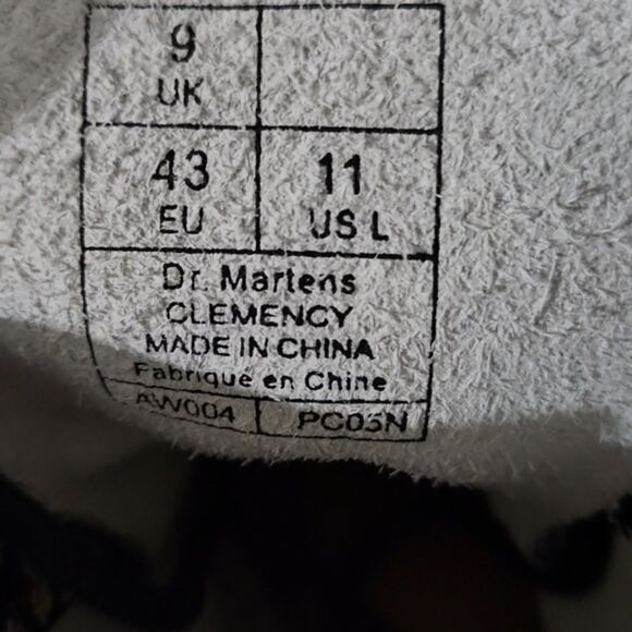 Dr. Martens Women's Clemency Boot, Black Petit Floral, Size 11 - Picture 7 of 10